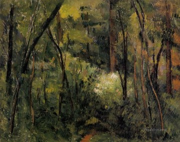 Bosque Painting - En el bosque 2 Paul Cézanne